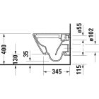 Súprava WC misa Duravit D-Neo 25880900001, WC dosky Duravit D-Neo 0021690000