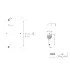 Súprava sprchová batéria Villeroy & Boch Universal Taps & Fittings TVS00001700061, sprchová súprava Villeroy & Boch Verve Showers TVS10900700061