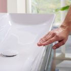 Súprava skrinka Hansgrohe Xelu Q 54028670, umývadlo Hansgrohe Xelu Q 61026450