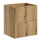Súprava skrinka Comad Nova Oak NOVA OAK A 82-50-2S, umývadlo Comad Gaja UN-GAJA35-SW 78570A(35), NOVA WHITE 89-50