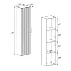 Súprava umývadlo Comad Sky SKY 120D/DP-8099, skrinka Comad Adel Cashmere ADEL CASHMERE 82-60-2S, ADEL CASHMERE 80-01-1D