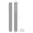 Súprava vaňová/sprchová batéria Kronenbach Smart Push 19044002SM, horná/hlavová sprcha Kronenbach Supra 2.0 153765001904SMN, 01900190KBN, 27409002SMKB, 28276000KBSM, 28628002SMKB, 27500001 KB