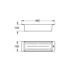 Súprava granitový drez Grohe K400 31639AP0, odkapávacia miska Grohe 40853SD0, 31368001, 40854SD0