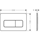Súprava WC misa s pomaly sa sklápajúcim sedadlom Hansgrohe EluPura Q 60293450, podomietková konštrukcia Hansgrohe iFrame universal 01022180, 66001450