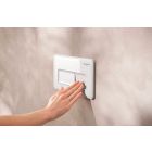 Súprava WC misa s pomaly sa sklápajúcim sedadlom Hansgrohe EluPura Q 60293450, podomietková konštrukcia Hansgrohe iFrame universal 01022180, 66001450