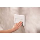 Súprava WC misa s pomaly sa sklápajúcim sedadlom Hansgrohe EluPura Q 60293450, podomietková konštrukcia Hansgrohe iFrame universal 01022180, 66001700