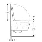 Súprava WC misa s pomaly sa sklápajúcim sedadlom Geberit iCon 503.046.00.1, podomietková konštrukcia Geberit Duofix 111.320.00.6, 111.815.00.1, 156.050.00.1