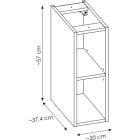 Súprava skrinka Comad Nova Oak NOVA OAK A 82-60-2D, skrinka Comad Nova Oak NOVA OAK 81-20-39, NOVA OAK A 89-80