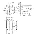 Súprava WC misa s pomaly sa sklápajúcim sedadlom Grohe Euro Ceramic 102510SH00, podomietková konštrukcia Grohe Solido 38971000