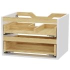 Súprava korpus skrinky Excellent Tuto 2.0 MLEX.2172.800.WHBL, umývadlo Excellent As CEEX.3617.800.WH, MLEX.2151.800.03.WH