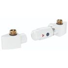 Súprava kúpeľňový radiátor Instal Projekt Retto RET-50/110, termostatická súprava Instal Projekt Z17 606400001