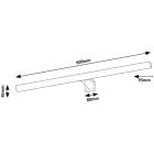 Súprava zrkadlo Elita Sote RE065800000010, nástenná lampa Rabalux Oliro 75049