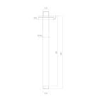 Súprava horná/hlavová sprcha Oltens Vann 37007300, rameno sprchy Oltens Aera 39404300