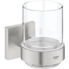 Súprava pohár na zubnú kefku Grohe Start Cube 41097DC0, lepidlo Grohe QuickGlue 41127000
