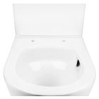 Súprava kompaktná záchodová misa Oltens Jog 44500000, WC dosky Oltens Hamnes 45111000