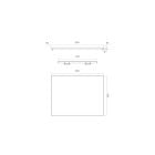 Súprava skrinka Oltens Lun 60032060, doska na skrinku Oltens Lun 63024060