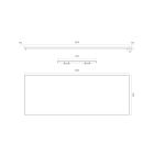 Súprava skrinka Oltens Lun 60035300, doska na skrinku Oltens Lun 63027300