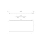 Súprava skrinka Oltens Vernal 60015000, doska na skrinku Oltens Tera 63030990