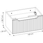 Súprava skrinka Comad Nova Cashmere NOVA CASHMERE 82-60-40-1S, regál Comad Nova Coast Evoke COAST EVOKE UN 81-60-29, NATURE COAST EVOKE 89-60-40 M