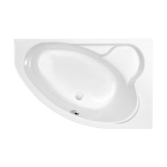 Cersanit Kaliope rohová vaňa 153x100 cm pravostranné biela S301-025