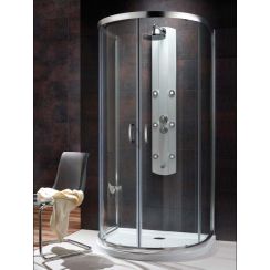Radaway Premium Plus P sprchovací kút 100x90 cm polkruhová 33300-01-08N