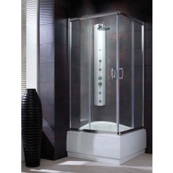 Radaway Premium Plus C 1700 sprchovací kút 90x90 cm obdĺžniková chromová lesklé/vzorované sklo 30451-01-06N