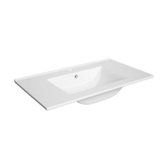 Defra Plan umývadlo 80x46 cm obdĺžnik umývadlo na nábytok biela 1724