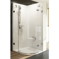 Ravak Brillant sprchovací kút 90x90 cm polkruhová / 3UP77A00Y1