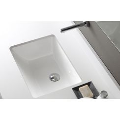 Bathco Spain Torino umývadlo 51x32 cm obdĺžnik podpultové umývadlo biela 0051B