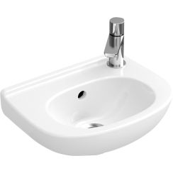 Villeroy & Boch O.Novo umývadlo 36x27.5 cm polkruhový klasické umývadlo biela 53603601