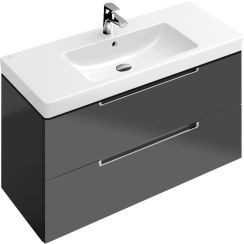 Villeroy & Boch Subway 2.0 skrinka 98.7x44.9x42 cm závesné pod umývadlo sivá A69000FP