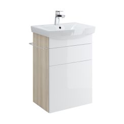 Cersanit Smart skrinka 45x33x67.5 cm závesná kúpeľňová skrinka pod umývadlo S568-008