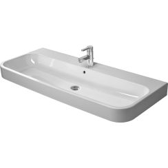 Duravit Happy D.2 umývadlo 120x50.5 cm obdĺžnik umývadlo na nábytok biela 2318120000