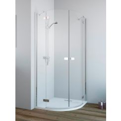 Radaway Fuenta New sprchovací kút 80x80 cm polkruhová 384002-01-01R
