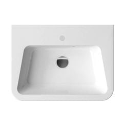 Ravak 10° umývadlo 65x48 cm obdĺžnik umývadlo na nábytok biela XJI01165000