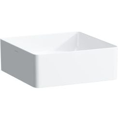 Laufen Living Square umývadlo 36x36 cm štvorec pultové umývadlo biela lesklá H8114330001121