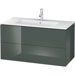 Duravit L-Cube skrinka 102x48.1x55 cm závesné pod umývadlo sivá LC624203838