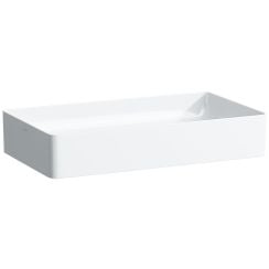 Laufen Living Square umývadlo 60x34 cm obdĺžnik pultové umývadlo biela lesklá H8114340001121