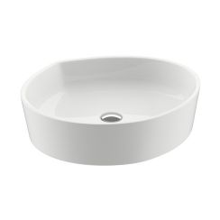 Ravak Moon umývadlo 46.3x38.9 cm pultové umývadlo biela XJN01300004