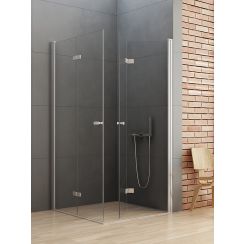 New Trendy New Soleo sprchovací kút 100x70 cm štvorcová chromová lesklé/priehľadné sklo D-0150A/D-0151A