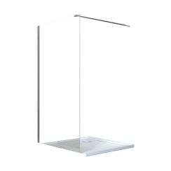 Besco Aveo stena sprchovacieho kúta 120 cm chróm lesklý/sklo priehľadné AV-120-195-C