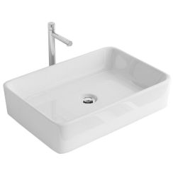 Rea Anita umývadlo 48.5x37.5 cm obdĺžnik pultové umývadlo biela REA-U0669