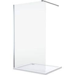 Oltens Vida stena sprchovacieho kúta 140 cm chróm lesklý/sklo priehľadné 22005100