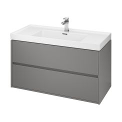 Cersanit Crea skrinka 99x45x53 cm závesné pod umývadlo sivá S924-019