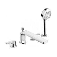 Kludi Pure&Solid vaňová/sprchová batéria na vaňu chrómová 344230575
