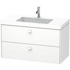 Duravit Brioso umývadlo so skrinkou 100 cm biela BR4607O1818