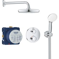 Grohe Grohtherm sprchová súprava podomietková s termostatom StarLight Chrome 34727000