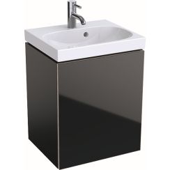 Geberit Acanto skrinka 44.5x37.5x53.5 cm závesné pod umývadlo čierna 500.608.16.1