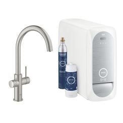 Grohe Blue kuchynská batéria s filtrom stojánková ušľachtilá oceľ 31455DC1