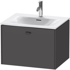 Duravit Brioso skrinka 62x47.9x44.4 cm závesné pod umývadlo grafitová BR421004949
